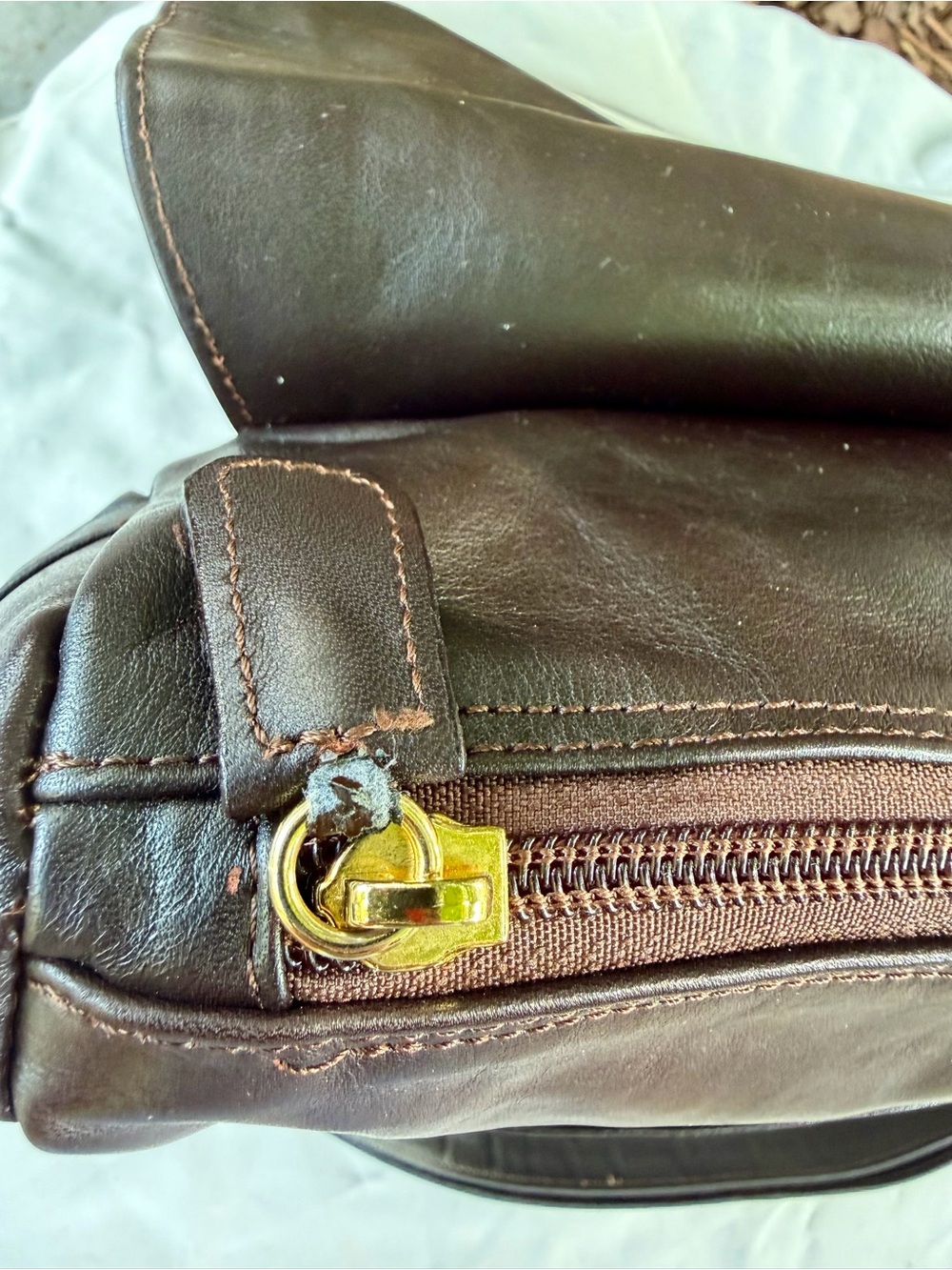 Authentic Bally Brown Leather Messenger Shoulder Bag Made in Italy + COA - Picture 9 of 16